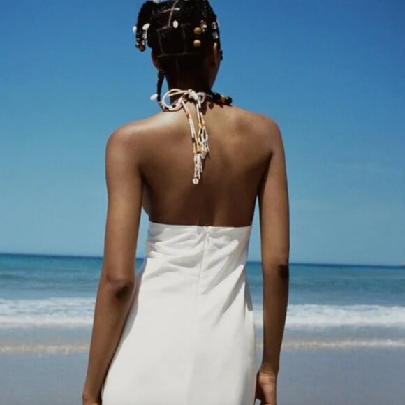 Zara linen mini dress - Picture 2 of 4